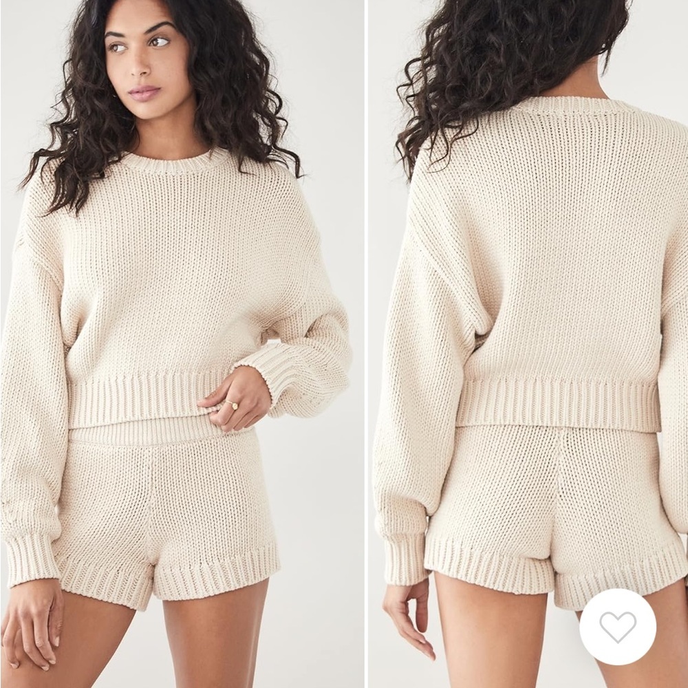Good American chunky knit set